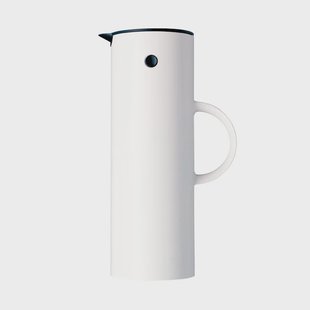 Stelton EM77 Stelton thermoskan 1 l. white shiny (wit glanzend)