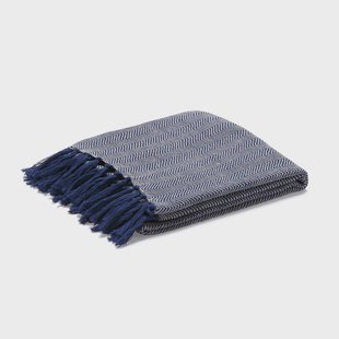 Etol Design Fishbone plaid blauw