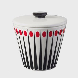 Superliving Amanda suikerpot wit-tomaat