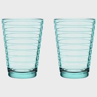 Iittala Aino Aalto tumbler 2-pack 33 cl watergroen Iittala Aino Aalto tumbler 2-pack 33 cl watergroen