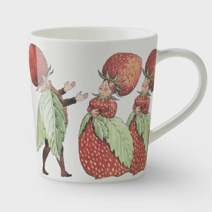 Design House Stockholm The Strawberry Family mok met oor 40 cl