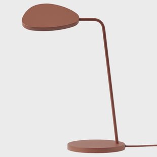 Muuto Leaf tafellamp wit Copper brown