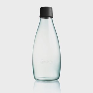 Retap Retap waterfles 0,8 l. zwart