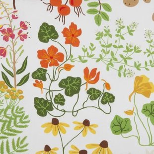 Klippan Yllefabrik Leksand stof wit