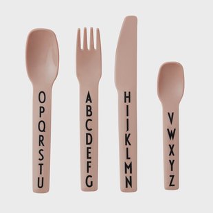Design Letters Design Letters kinderbestek melamine Nude