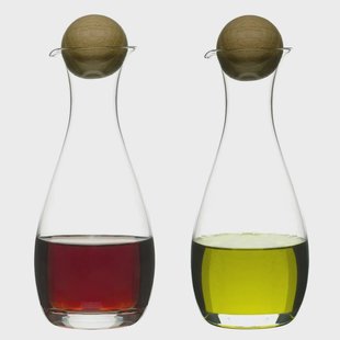 Sagaform Nature eiken olie & azijn flessen 2-pack 2-pack