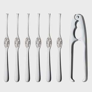 Hardanger Bestikk Hardanger zeevruchtenset 7-delig Roestvrijstaal