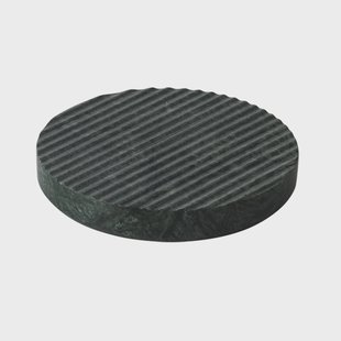 Muuto Groove onderzetter marmer (pannen) groen - klein