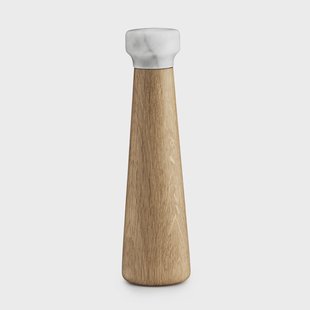 Normann Copenhagen Craft zoutmolen eiken-wit-marmer large