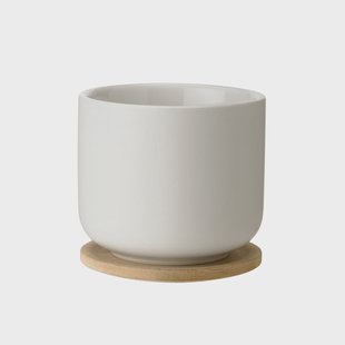 Stelton Theo mok met onderzetter Zand