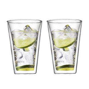 Bodum Canteen dubbelwandig glas 2-pack 0.4 l