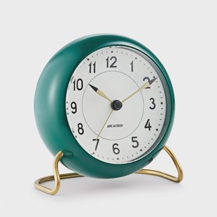 Arne Jacobsen Clocks Arne Jacobsen tafelklok groen groen