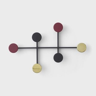 Audo Copenhagen Afteroom kapstok zwart-messing