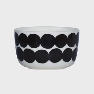Marimekko Räsymatto kom  2,5 dl. zwart-wit