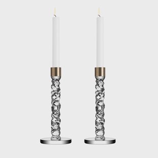 Orrefors Carat kandelaar messing 2-pack 2-pack