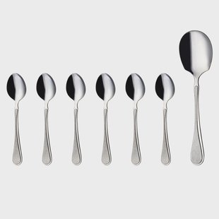 Hardanger Bestikk Carina dessertset 7 delig roestvrij staal