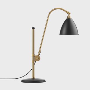 GUBI Bestlite BL1 tafellamp houtskool zwart-messing