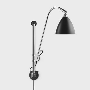 GUBI Bestlite BL5 wandlamp Zwart-chroom GUBI Bestlite BL5 wandlamp Zwart-chroom