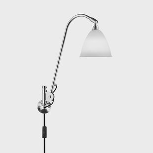GUBI Bestlite BL6 wandlamp beenderporselein-chroom