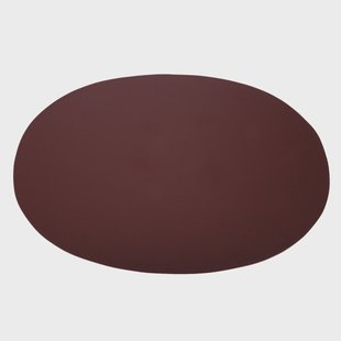Ørskov Ørskov placemat leer ovaal bordeauxrood