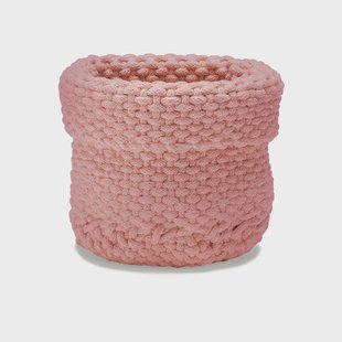 Etol Design Rope opbergmand Dusty pink