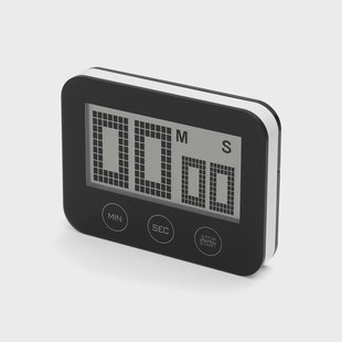Bengt Ek Design Bengt Ek digitale timer met touchscreen zwart
