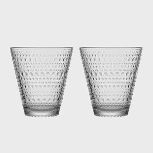 Iittala Kastehelmi glas 30 cl, 2-pack clear (helder)