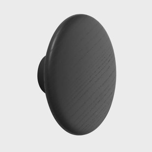 Muuto Dots wandhaak zwart groot