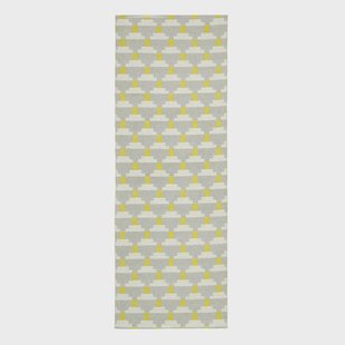 Brita Sweden Confect vloerkleed mist (grijs) 70 x 200 cm.