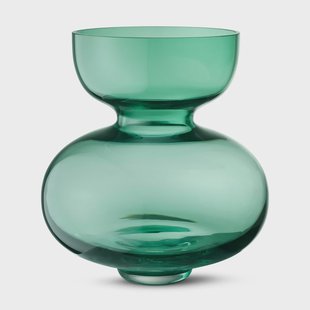 Georg Jensen Alfredo vaas helder groen 25 cm.