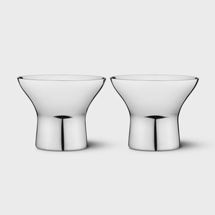 Georg Jensen Alfredo eierdop 2-pack 5 cm.