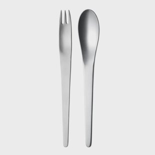 Georg Jensen Arne Jacobsen saladebestek 2-delig