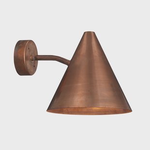 Örsjö Belysning Tratten wandlamp ruw koper