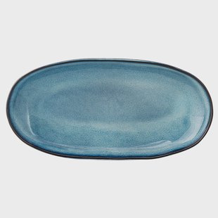 Bloomingville Sandrine serveerschaal middel blauw