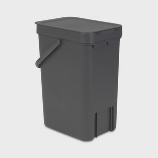 Brabantia Sort & Go afvalbak 12 l. grijs