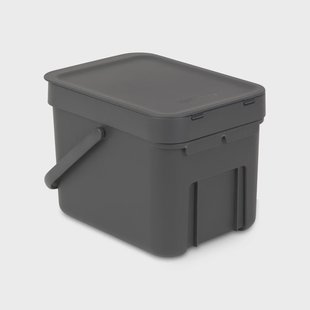 Brabantia Sort & Go afvalbak 6 l. grijs