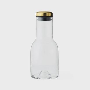 Audo Copenhagen Water Bottle karaf glas-messing