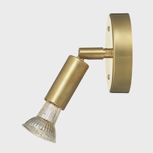 Örsjö Belysning Star 1  wandlamp ruw messing