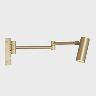 Örsjö Belysning Puck wandlamp mat messing Örsjö Belysning Puck wandlamp mat messing