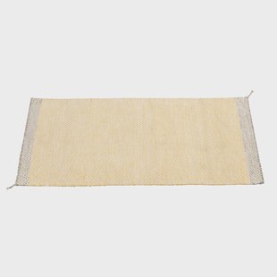 Muuto Ply wollen vloerkleed 85 x 140 cm. geel