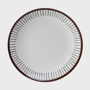 Gustavsbergs Porslinsfabrik Ribb bord Ø 22 cm.