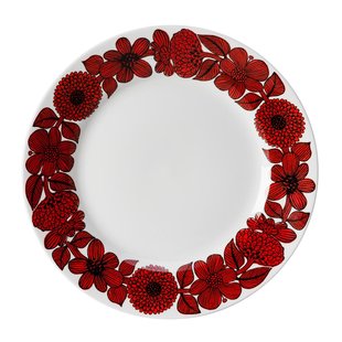 Gustavsbergs Porslinsfabrik Röd Aster bord Ø 28 cm.