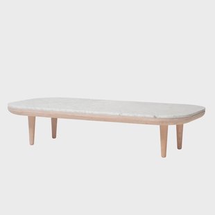 &Tradition Fly tafel SC5 licht geolied eikenhout + wit marmer