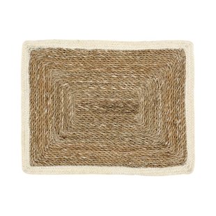 Dixie Emil placemat naturel-wit