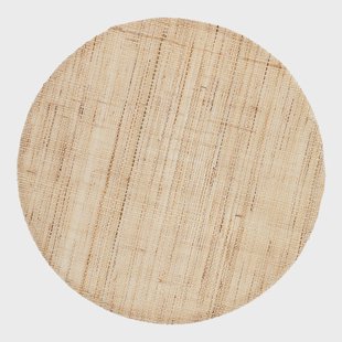 Dixie Dixie linnen placemat rond Natural