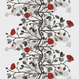 Arvidssons Textil Ofelia tafelzeil rood-bruin