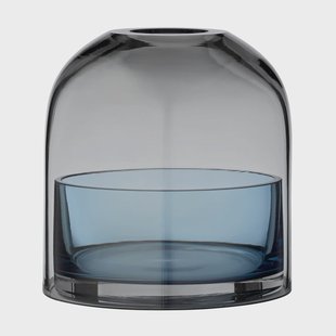 AYTM Tota kaarsenhouder zwart-marineblauw