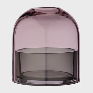 AYTM Tota kaarsenhouder roze-zwart