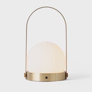 Audo Copenhagen Carrie portable tafellamp geborsteld messing