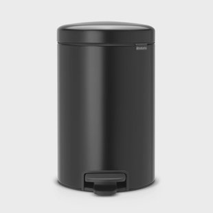 Brabantia New Icon pedaalemmer 12 liter mat zwart